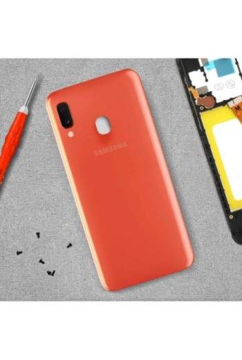 Copribatteria / Facciata posteriore di ricambio Originale – Rossa per Samsung Galaxy A20e