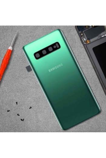 Copribatteria / Facciata posteriore di ricambio Originale – Verde per Samsung Galaxy S10