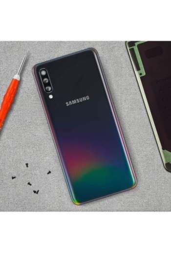 Copribatteria / Facciata posteriore di ricambio Originale – Nera per Samsung Galaxy A70