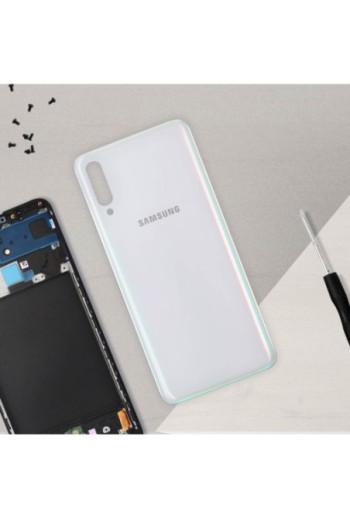 Copribatteria / Facciata posteriore di ricambio – Bianca per Samsung Galaxy A70