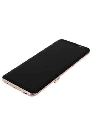Blocco Completo Originale Samsung [Service Pack]: Schermo LCD + Touch screen – Rosa per Samsung Galaxy S8