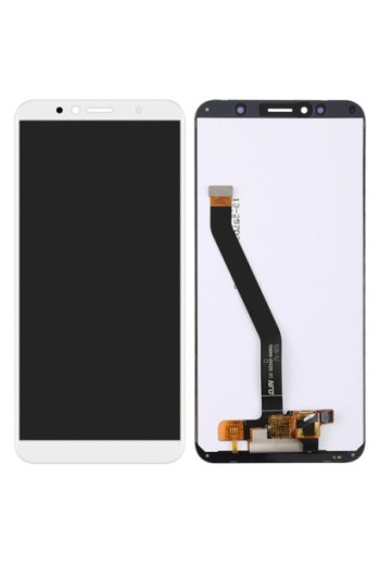 Blocco completo compatibile: Schermo LCD + Touch Screen - Bianco per Honor 7A