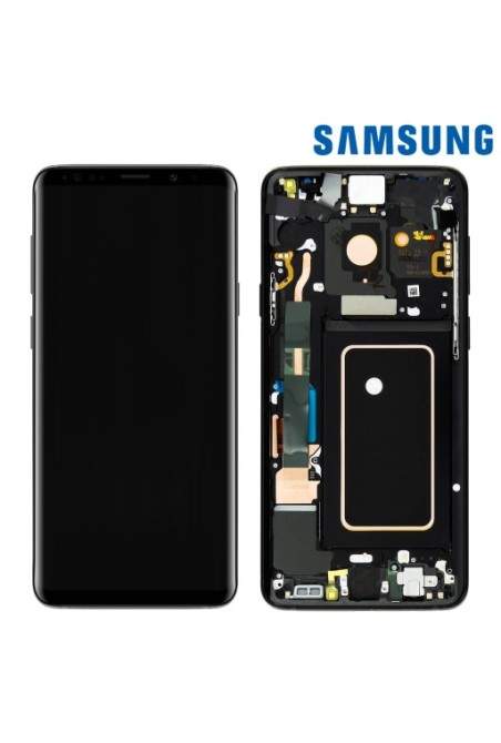 Blocco Completo Originale Samsung [Service Pack]: Schermo LCD + Touch screen – Nero per Samsung Galaxy S9 Plus