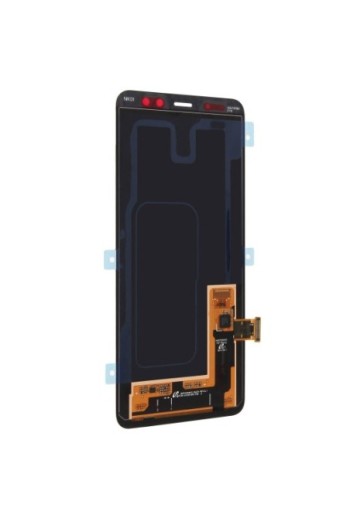 Blocco Completo Originale Samsung [Service Pack]: Schermo LCD + Touch screen – Nero per Samsung Galaxy A8