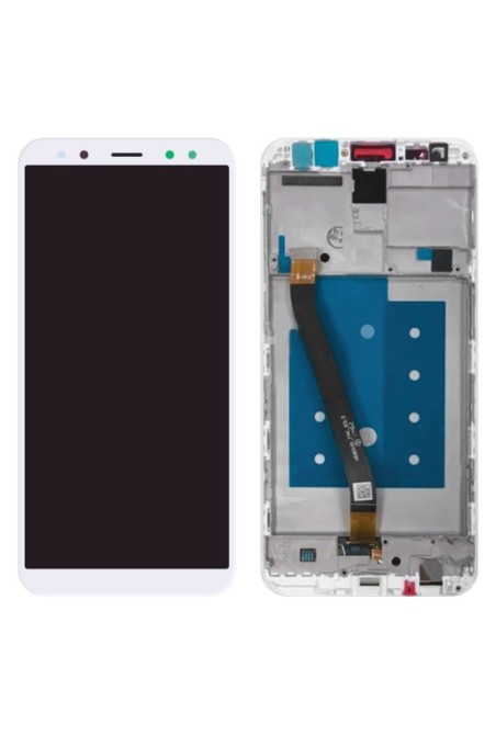 Blocco completo: schermo LCD + touchscreen + frame integrato per Huawei Mate 10 Lite - bianco
