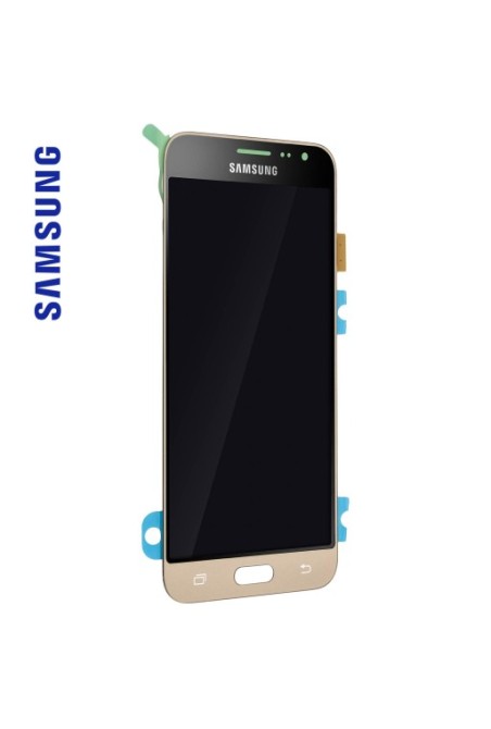 Blocco Completo: Schermo LCD + Touch screen Originale Samsung per Galaxy J3 - Oro