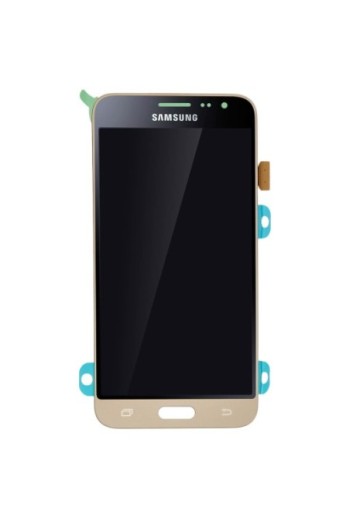 Blocco Completo: Schermo LCD + Touch screen Originale Samsung per Galaxy J3 - Oro