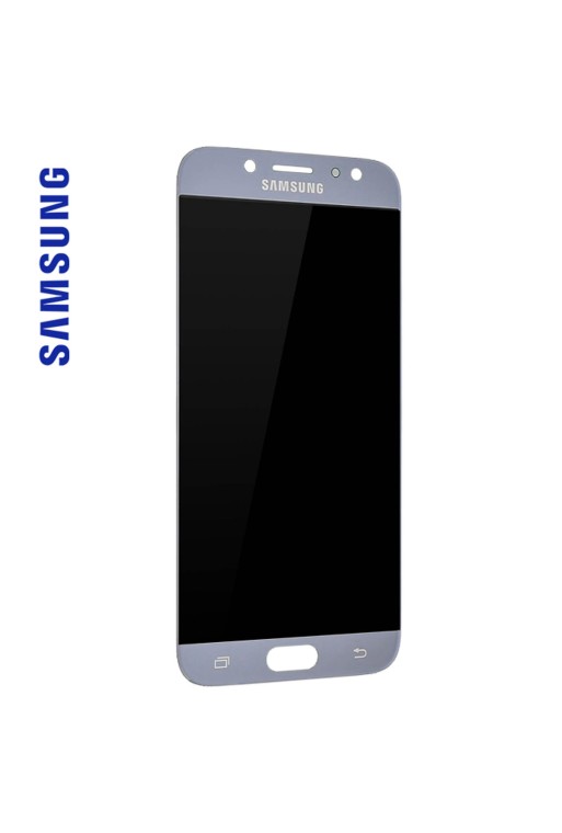 Blocco Completo: Schermo LCD + Touch screen Originale Samsung per Galaxy J7 2017 - Argento