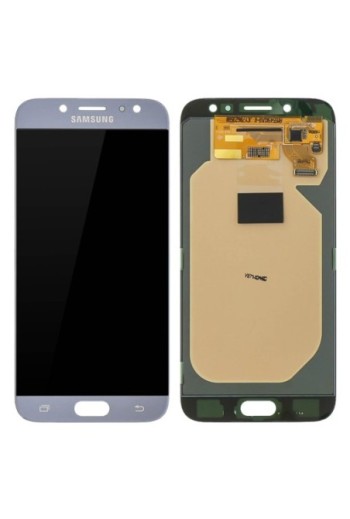 Blocco Completo: Schermo LCD + Touch screen Originale Samsung per Galaxy J7 2017 - Argento
