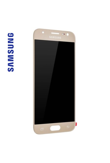 Blocco Completo: Schermo LCD + Touch screen Originale Samsung per Galaxy J3 2017 - Oro