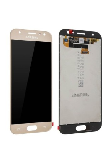 Blocco Completo: Schermo LCD + Touch screen Originale Samsung per Galaxy J3 2017 - Oro