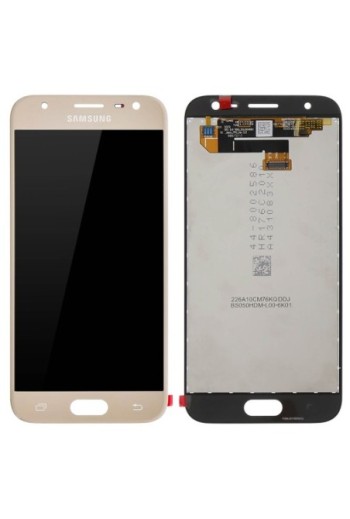 Blocco Completo: Schermo LCD + Touch screen Originale Samsung per Galaxy J3 2017 - Oro