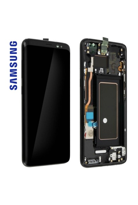 Blocco Completo: Schermo LCD + Touch screen Originale Samsung [Service Pack] per Samsung Galaxy S8 – Nero