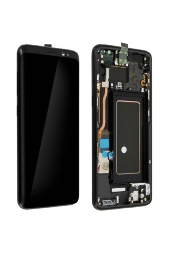 Blocco Completo: Schermo LCD + Touch screen Originale Samsung [Service Pack] per Samsung Galaxy S8 – Nero