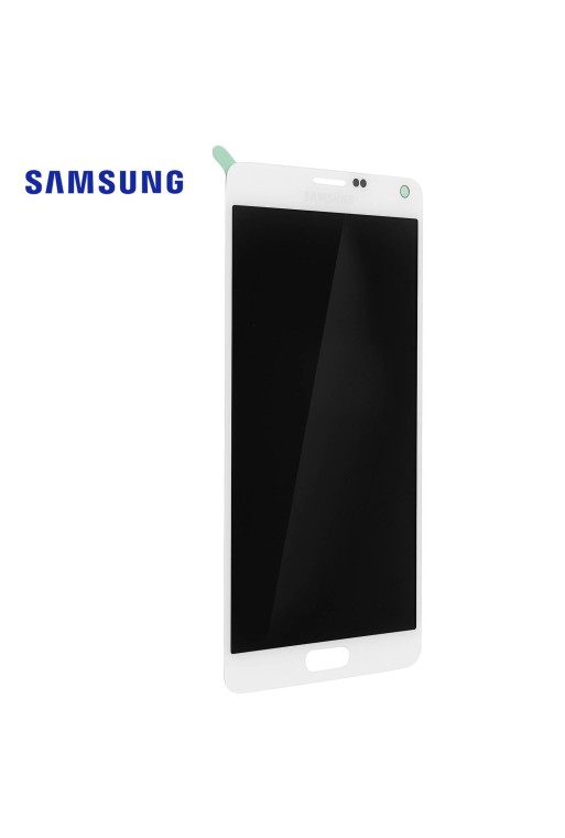 Blocco Completo: Schermo LCD + Touch screen Originale Samsung [Service Pack] per Samsung Galaxy Note 4 – Bianco