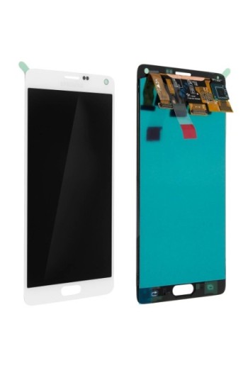 Blocco Completo: Schermo LCD + Touch screen Originale Samsung [Service Pack] per Samsung Galaxy Note 4 – Bianco