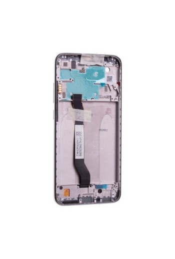 Schermo LCD completo originale Xiaomi Redmi Note 8 + frame bianco chiaro di luna (Service Pack)
