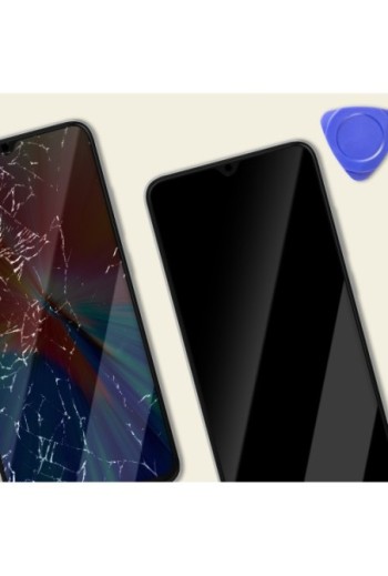 Schermo LCD completo originale Xiaomi Redmi Note 8 + frame bianco chiaro di luna (Service Pack)