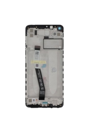 Schermo LCD completo originale Xiaomi Redmi Note 9 + frame onyx black (Service Pack)