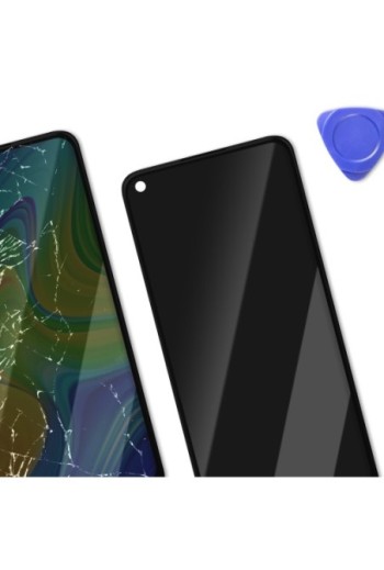 Schermo LCD completo originale Xiaomi Redmi Note 9 + frame onyx black (Service Pack)