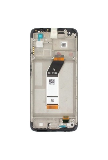 Schermo LCD completo originale Xiaomi Redmi 10 + frame carbon gray (Service Pack)
