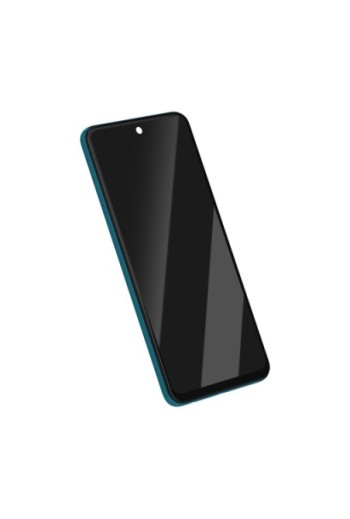Schermo LCD completo originale Xiaomi Redmi Note 9S + frame aurora blue (Service Pack)