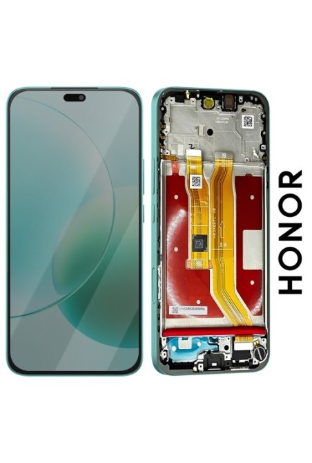 Display Completo Originale Honor 400 Lite - LCD + Touchscreen + Telaio Verde Marrs - Service Pack