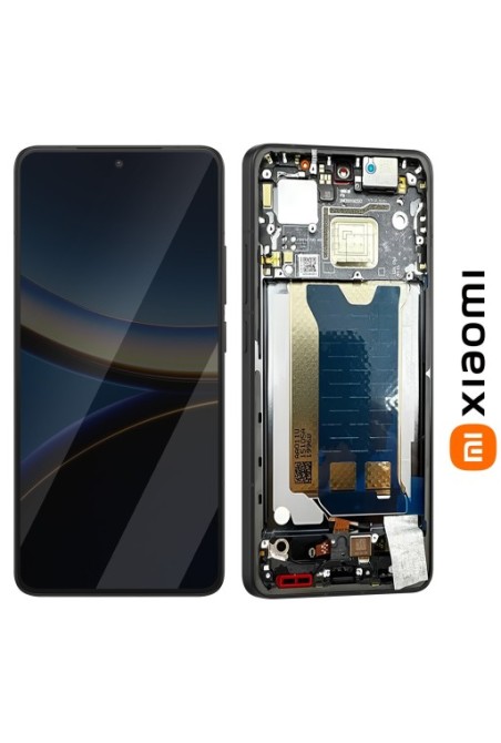 Display Completo Originale Xiaomi Poco F7 Pro - LCD + Touchscreen + Telaio Nero (Service Pack)
