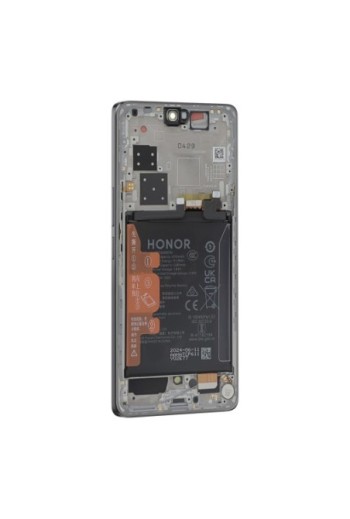 Schermo Completo Originale Honor 200 Pro - LCD + Touchscreen + Telaio Nero + Batteria 5100mAh