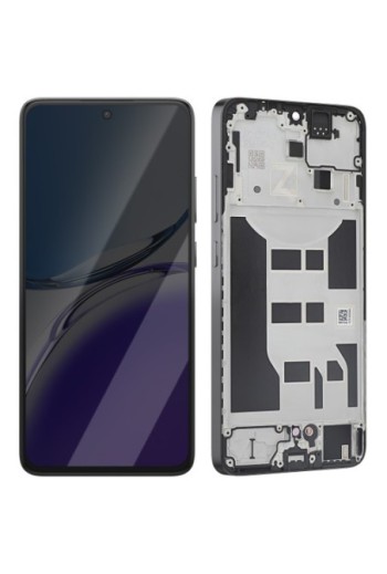Schermo Completo OLED Oppo Reno 12F - LCD + Touchscreen + Telaio - Nero
