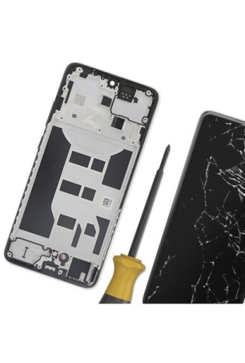 Schermo Completo OLED Oppo Reno 12F - LCD + Touchscreen + Telaio - Nero