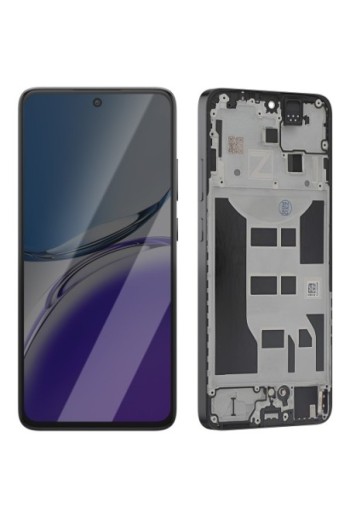 Schermo Completo Oppo Reno 12F - LCD + Touchscreen + Telaio - ReLife Nero