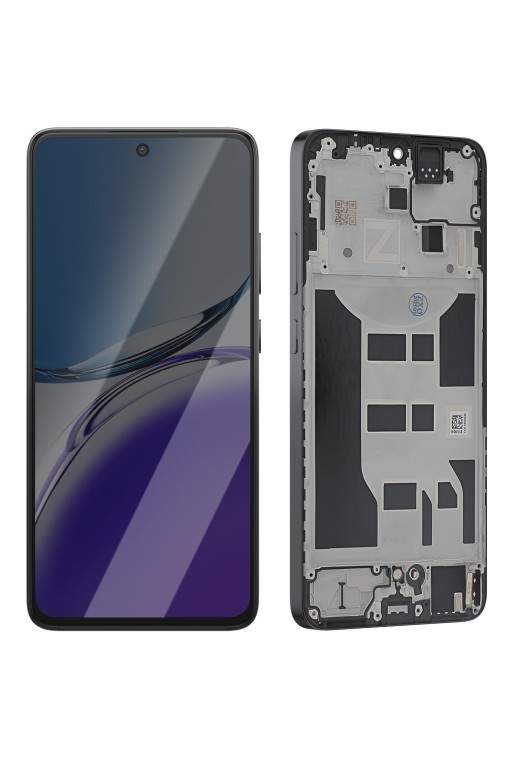Schermo Completo Oppo Reno 12F - LCD + Touchscreen + Telaio - ReLife Nero