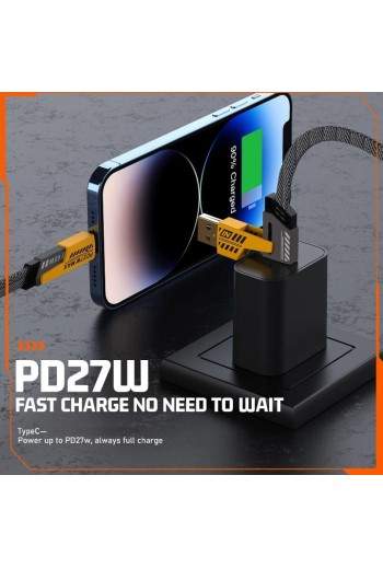 Caricatore da Parete 120W Fast Charge con 4 Porte (USB + Type-C) – QC3.0 + PD