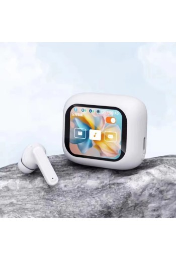 Auricolari Bluetooth TWS con Custodia Touch Screen Full Color – Chiamate e Musica