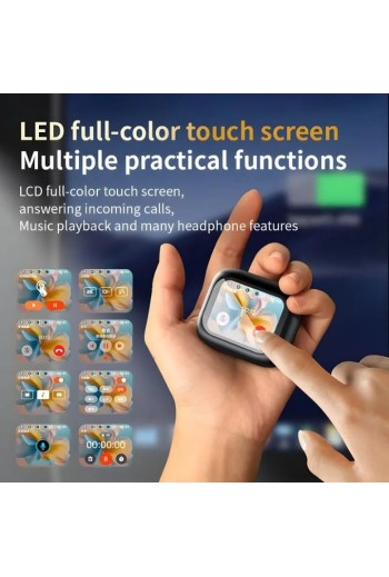 Auricolari Bluetooth TWS con Custodia Touch Screen Full Color – Chiamate e Musica