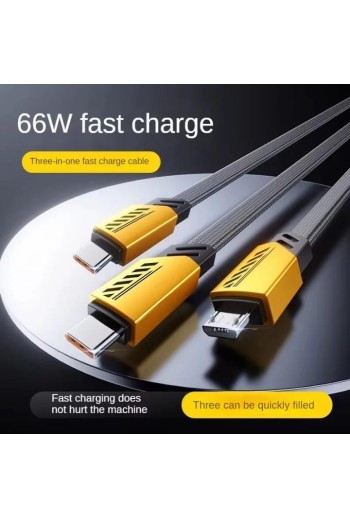 Cavo 3 in 1 Fast Charge