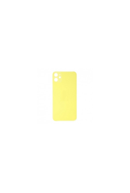 iPhone 11 Giallo Back Cover Camera Hole Large