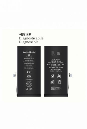 THL iPhone 12Mini (DIAGNOSTICABILE mostra 100% originale) Batteria 2530mAh