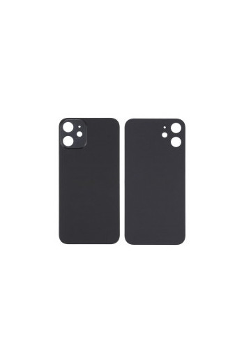 iPhone 12Mini Nero Back Cover Camera Hole Large