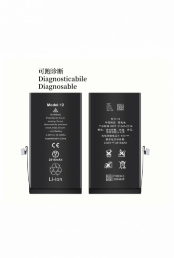 THL iPhone 12/12Pro (DIAGNOSTICABILE mostra 100% originale) Batteria 3270mAh