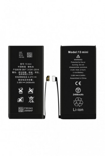 Batteria iPhone 13 Mini 2406 mAh — qualità come originale