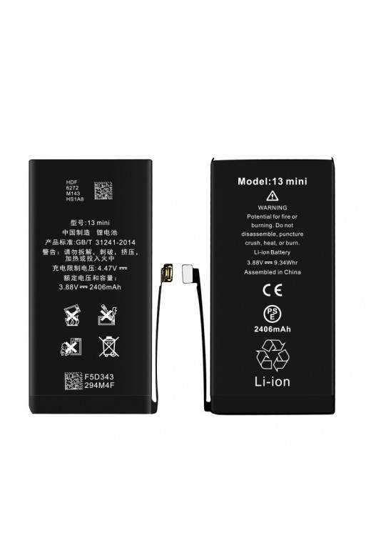 Batteria iPhone 13 Mini 2406 mAh — qualità come originale