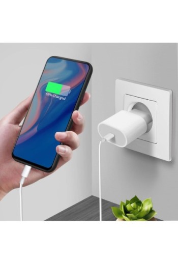 Adattatore da Muro USB-C Caricatore Ultra-rapida - Bianco