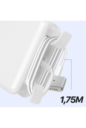 Caricabatterie originale Apple per MacBook MagSafe 2 45W connettore magnetico - bianco