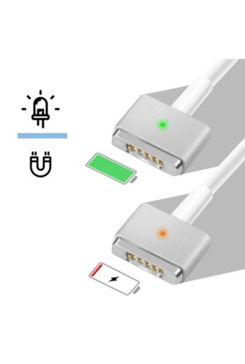 Caricabatterie originale Apple per MacBook MagSafe 2 45W connettore magnetico - bianco
