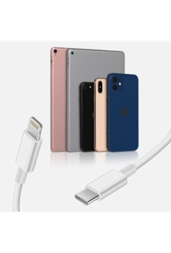 Caricabatterie da Muro USB-C 20W + Cavo da 1m Originale Apple