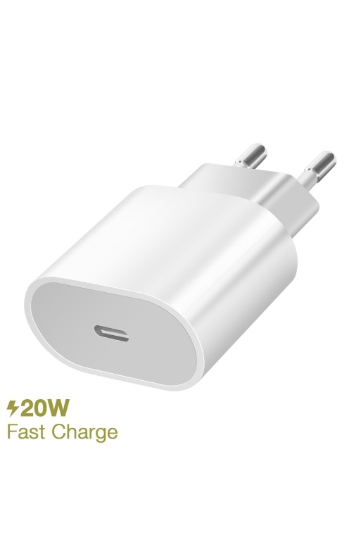 Caricabatterie da parete originale Apple USB-C da 20 W - bianco