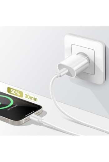 Caricabatterie da parete originale Apple USB-C da 20 W - bianco