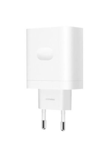 Caricatore OnePlus 100W SUPERVOOC USB C + USB con cavo USB C - Bianco